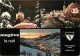 74 - Mégève - Multivues - Vue De Nuit - Blasons - Hiver - Neige - CPM - Voir Scans Recto-Verso - Megève