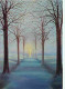 Art - Peinture - Lumière Sur Le Chemin - CPM - Voir Scans Recto-Verso - Schilderijen