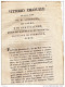 1818 REGIE PATENTI COLLE QUALI S.M. SOPPRIME I DIRITTI DI PREMI E DI NOMINE ACCORDATI PER L'ARRESTO DEI BANDITI - COMPLE - Historische Dokumente