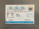 Manchester City V Crystal Palace 1999-00 Match Ticket - Match Tickets