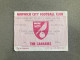 Norwich City V Fulham 1985-86 Match Ticket - Tickets D'entrée