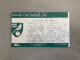 Norwich City V Barnsley 1991-92 Match Ticket - Eintrittskarten