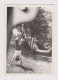 Man On Handstand In Yard, Scene, Film Error, Vintage Orig Photo 6x8.5cm. (60490) - Anonymous Persons