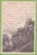 Rare 2 Cachet Ambulant " Périgueux à Libos " + Sarlat Au Buisson " 1903 Sur CPA Précurseur Montfort 24 Dordogne - Posta Ferroviaria