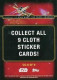 2015 Topps STAR WARS Journey To The Force Awakens "Cloth Stickers" CS-6 Kylo Ren - Star Wars