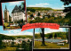 73860766 Schoenbach Dillkreis Partie An Der Kirche Panorama Schwimmbad Schoenbac - Herborn