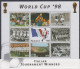 MALDIVES 1998 FOOTBALL WORLD CUP 3 S/SHEETS 3 SHEETLETS AND 6 STAMPS - 1998 – Francia