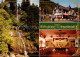 73860002 Okertal Hotel Koenigreich Romkerhall Gastraum Wasserfall Okertal - Goslar