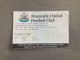 Newcastle United V Bournemouth 1991-92 Match Ticket - Biglietti D'ingresso