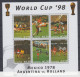 LESOTHO 1998 FOOTBALL WORLD CUP 2 S/SHEETS SHEETLET AND 6 STAMPS - 1998 – Frankreich