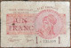 Billet De 1 Franc MINES DOMANIALES DE LA SARRE état Français A 735408  Cf Photos - 1947 Sarre