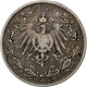 Empire Allemand, 1/2 Mark, 1907, Hambourg, Argent, TB+, KM:17 - 1/2 Mark
