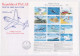 Oddities Of The Air, Wonderful Designs, Aerodynamic Test Bed Aircraft, Sea Monster, Airplane, Aviation Sheet FDC Palau - Flugzeuge