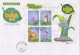 Disney Pixar, Bug, Bugs Life, Insects, Insect, Ants, Beetles, Cartoon, Animal, Souvenir Sheet FDC Palau - Other & Unclassified