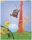 Disney Pixar, Bug, Bugs Life, Insects, Insect, Ants, Beetles, Cartoon, Animal, Souvenir Sheet FDC Palau - Other & Unclassified