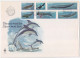 The Seas Must Live, Big Whale Fish, Octopus, Dolphin, Scuba Diving, Scuba Diver, Marine Mammals, Animal, Big FDC - Balene