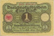 Duitsland - Darlehnskassenschein Eine Mark - 1920 - Amministrazione Del Debito