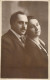 Annonymous Persons Souvenir Photo Social History Portraits & Scenes Elegant Couple Moustache - Fotografie