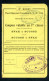 Ticket Train Tunisie 1925 (Epoque Protectorat) Chemins De Fer Tunisiens "Sfax à Sousse" Hignard Frères à Tunis" - Mundo