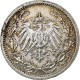 Empire Allemand, 1/2 Mark, 1908, Berlin, Argent, TB+, KM:17 - 1/2 Mark