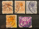 Netherlands, Nederland; Roltanding; POKO Perfins; 5 Different Stamps TD - Unclassified