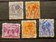 Netherlands, Nederland; Roltanding; POKO Perfins LZM; 5 Different Stamps - Sin Clasificación