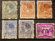 Netherlands, Nederland; Roltanding; POKO Perfins AEG 1; 6 Different Stamps - Ohne Zuordnung