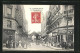 CPA Levallois-Perret, La Rue Du Marché, Marktstrasse  - Levallois Perret