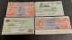 Italia, Miniassegni Circolati - Cheques & Traveler's Cheques