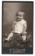 Fotografie Ad. Schnetz, Solothurn, Portrait Lächenlnde Baby Auf Einem Fell Sitzend  - Anonymous Persons