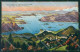 Verbania Pallanza Lago Maggiore Mappa Cartolina KV4600 - Verbania