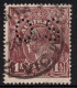 AUSTRALIA 1918-20 1.1/2d  RED - BROWN  KGV STAMP "OS" PERF.14  LMW SG.O65 VFU - Used Stamps