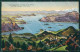 Verbania Stresa Mappa Lago Maggiore Cartolina KV4752 - Verbania