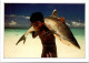 26-4-2024 (3 Z 9) Maldive Island - Youg Fisherman Boys Carrying White-tipped Shark (requin) - Maldive