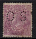 AUSTRALIA 1924 4.1/2d VIOLET  KGV STAMP "OS" PERF.14 1st WMK SG.O84 VFU - Used Stamps