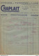 M13 / Old Invoice Lettre FACTURE Ancienne CHAPLAT Cycle Tandem De Luxe CLAMART Vélo Cycle CHAPLAIT - Artesanos