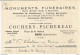 M12 Cpa / Old Invoice / Facture LETTRE Ancienne BROU Cochey-pihereau MONUMENTS FUNERAIRES - Straßenhandel Und Kleingewerbe