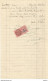 M12 Cpa / Old Invoice / Facture LETTRE Ancienne BROU Cochey-pihereau MONUMENTS FUNERAIRES - Artesanos