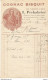 M11 Cpa / Old Invoice / Lettre Facture Ancienne 1935 COGNAC BISQUIT L Pechabrier PARIS - Old Professions