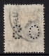 AUSTRALIA 1926-30 3d DULL - ULTRAMARINE  KGV STAMP "OS" PERF.13.1/2 X12.1/2  SMW SG.O106 VFU - Gebruikt