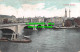 R511657 London Bridge. Postcard. 1908 - Other & Unclassified