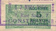ALGERIE - 4 Fiscaux Impôt Du Timbre 5 Francs Vert Type Daussy Sur Facturettes Caves Pierrot Constantine 1956 - Sonstige & Ohne Zuordnung