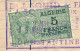 ALGERIE - 4 Fiscaux Impôt Du Timbre 5 Francs Vert Type Daussy Sur Facturettes Caves Pierrot Constantine 1956 - Andere & Zonder Classificatie