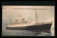AK Passagierschiff SS Nieuw Amsterdam Auf Hoher See  - Paquebots