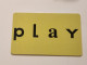 ISRAEL-PLAY HOTAL- HOTAL-KEY CARD-(1071)(?)GOOD CARD - Hotelkarten