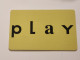 ISRAEL-PLAY HOTAL- HOTAL-KEY CARD-(1072)(?)GOOD CARD - Hotel Keycards