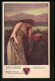 Künstler-AK Deutscher Schulverein Nr. 490: J.V. Scheffel, Ekkehard, Die Stolze Frau Neigt Ihr Haupt Und Weint Bitterl  - Weltkrieg 1914-18