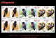 CUBA. BLOQUES DE CUATRO. 2009-28 FERIA INTERNACIONAL DEL TURISMO TURNAT. FAUNA. AVES - Unused Stamps