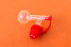 Bouchon Doseur  Plastique Rouge / Transparent - Cucharas Mezcladoras