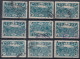 Turkey / Türkei 1917 ⁕ Artillery / Overprint Surcharge 5pi/2pi Mi.627 ⁕ 9v Used - Usados